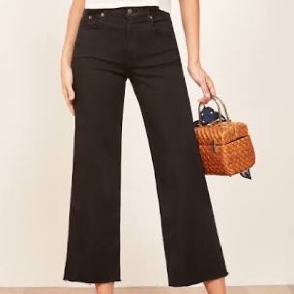 Reformation Denim - Reformation Stretch flood Jean